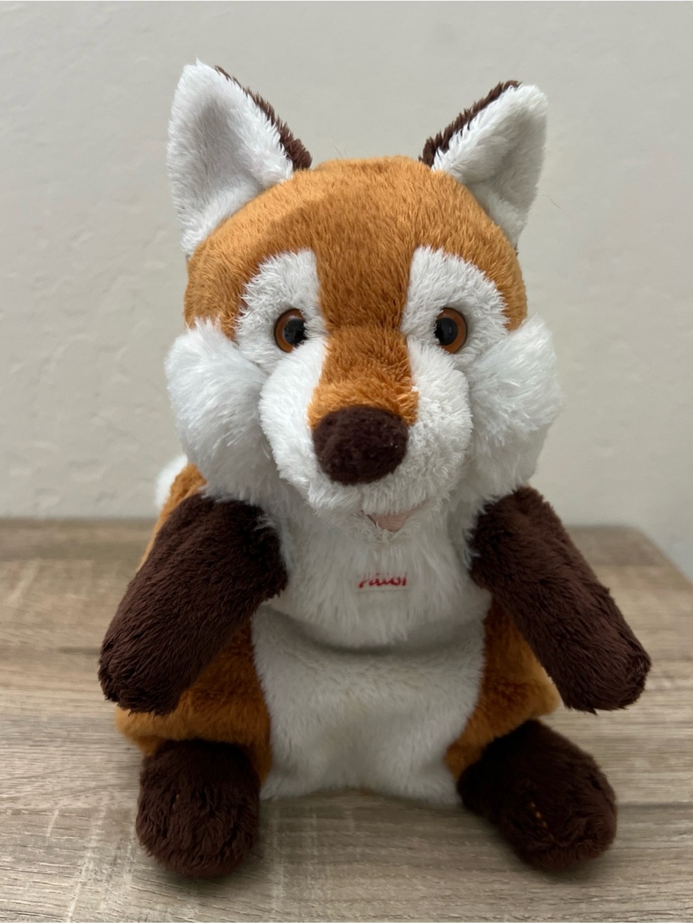 Trudi Red Fox Hand Puppet Plush Stuffed Animal Toy 9” Rare!